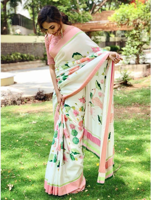 Glamorous Actress Ritu Varma Photoshoot Pics In White Saree 37